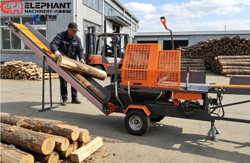 Heavy Equipment Processor - Procesador de leña 45T con divisor