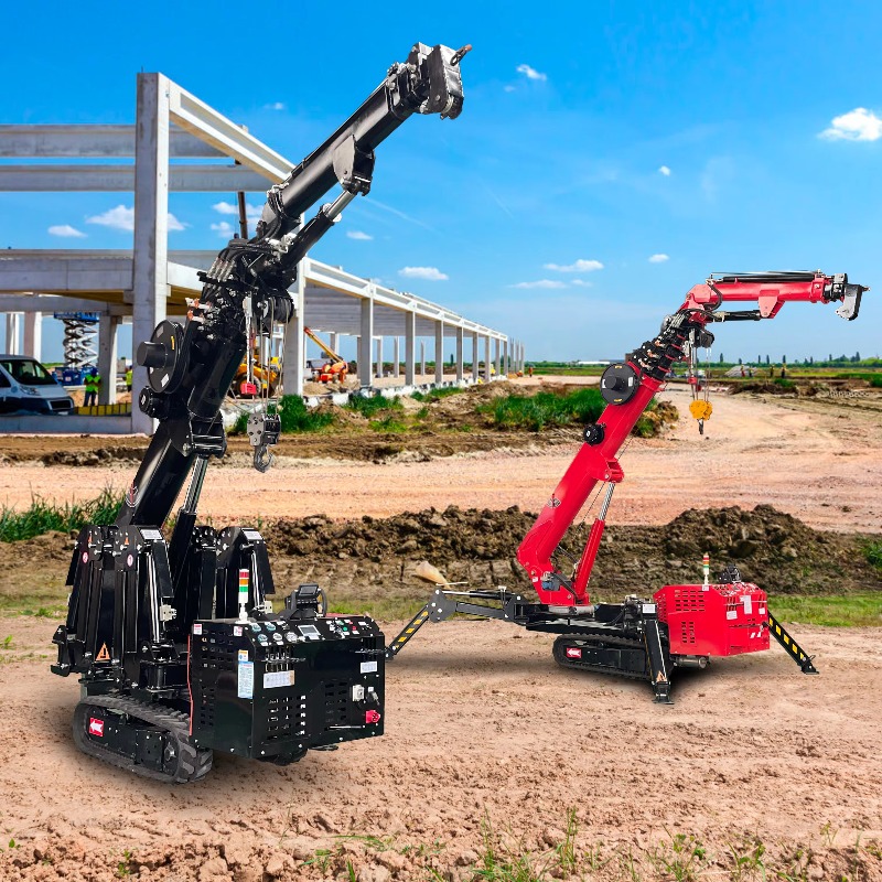 Heavy Equipment Lift - Mini Grúa Araña Compacta, Hidráulica, con