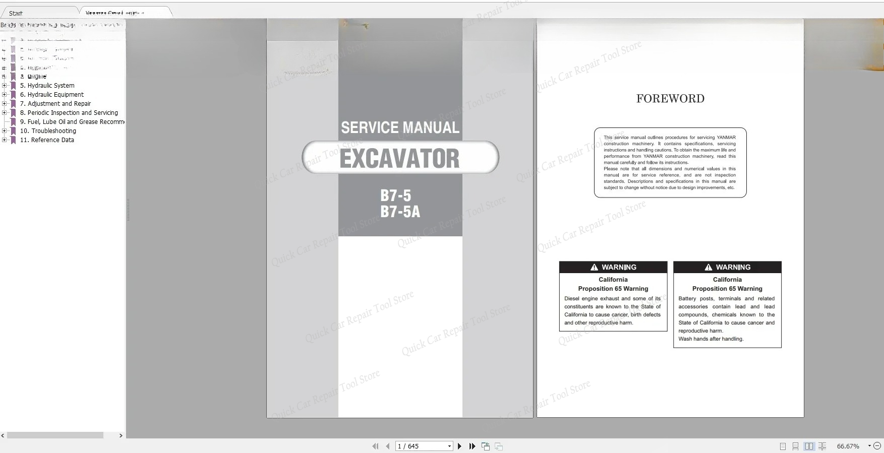 Heavy Equipment Service - AutoCD Heavy Equipment 10,7 GB Manuales