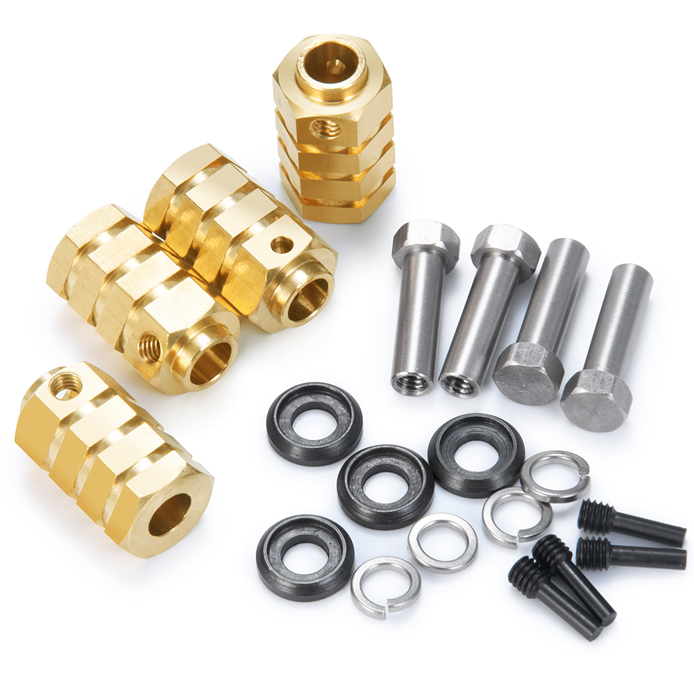 YEAHRUN 4 Uds 15/20mm latón re - Heavy Equipment Vehicles reseña y precio
