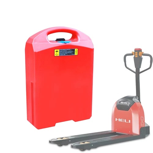 Batería de litio roja 20Ah 48V - Electric Pallet Jack reseña y precio
