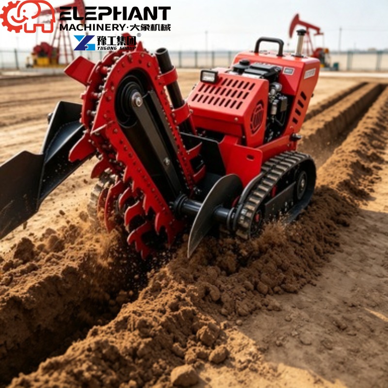 Zanjadora sobre orugas, mini m - Heavy Equipment Trencher reseña y precio
