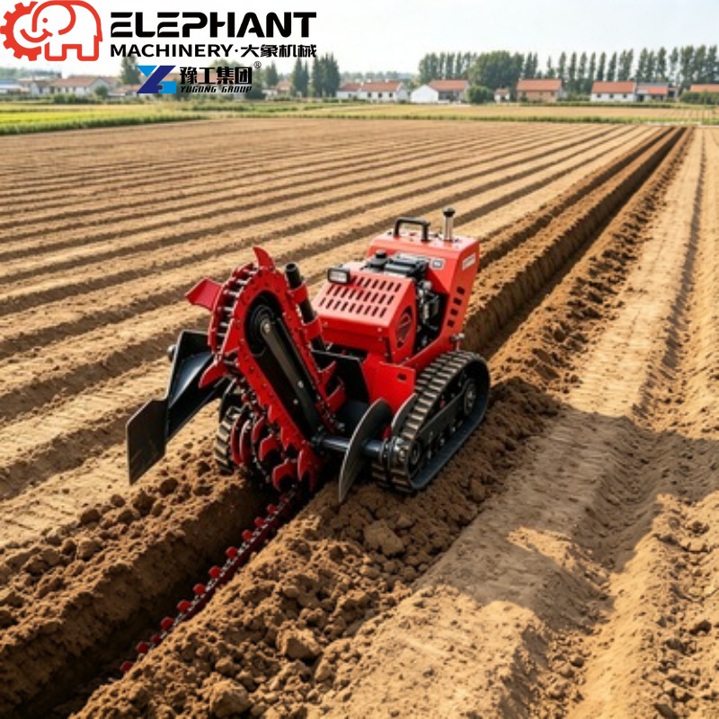 Zanjadora sobre orugas, mini m - Heavy Equipment Trencher reseña y precio