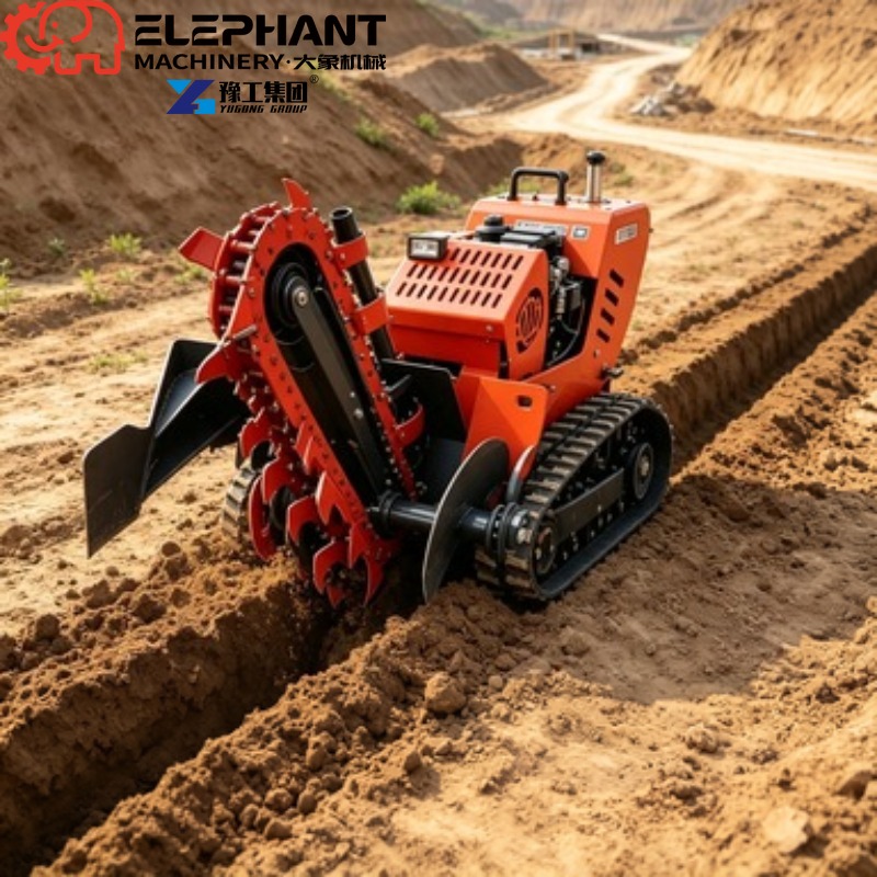Zanjadora sobre orugas, mini m - Heavy Equipment Trencher reseña y precio