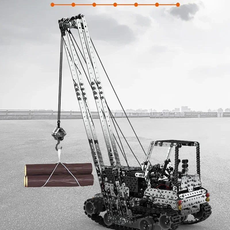 Grúa Metálica RC para Armar, C - Heavy Equipment Vehicles reseña y precio