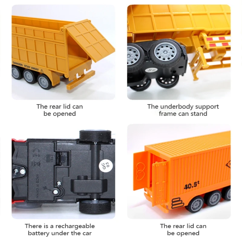 Camión contenedor de juguete R - Heavy Equipment Vehicles reseña y precio