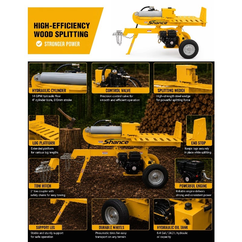 Trituradora de Leña Eléctrica  - Heavy Equipment Processor reseña y precio
