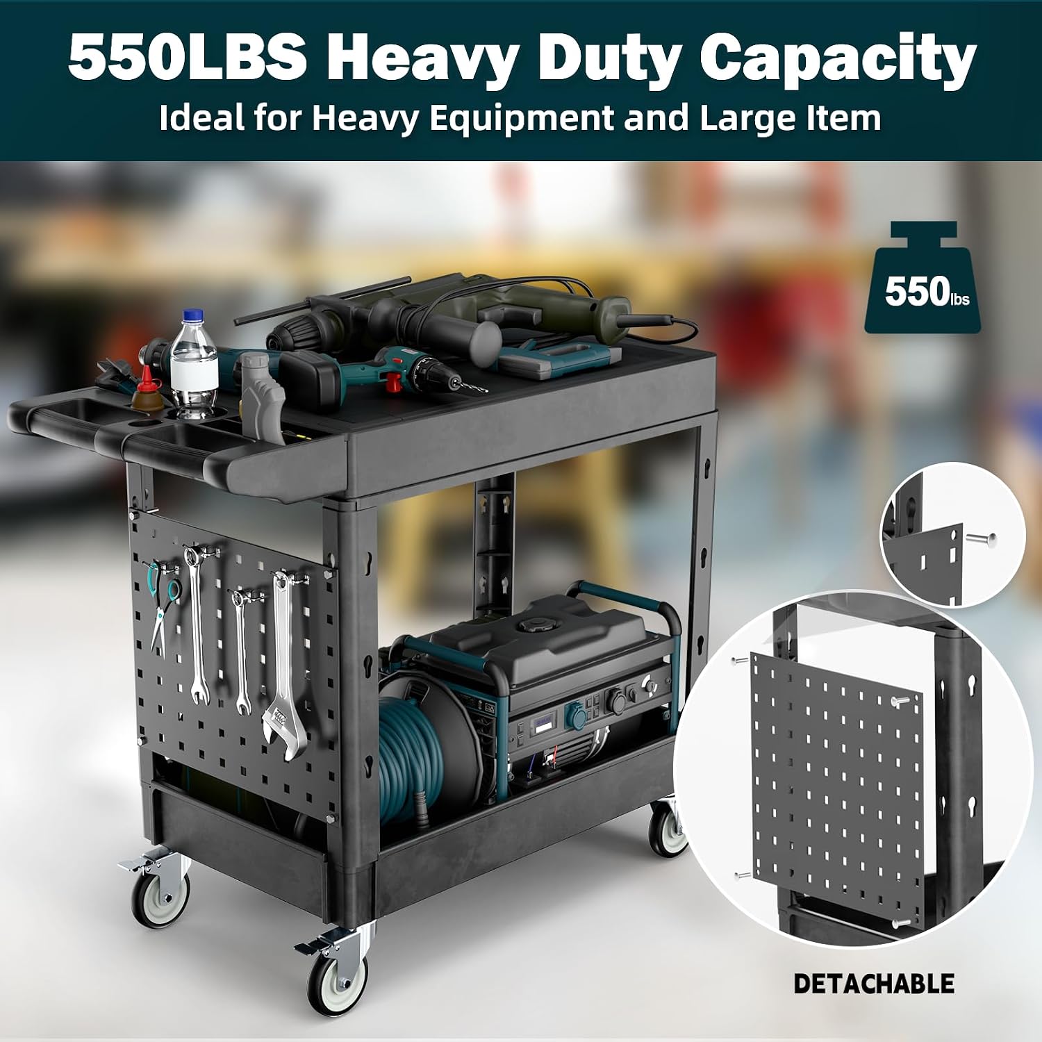 Carrito de Servicio con Ruedas - Heavy Equipment Service reseña y precio