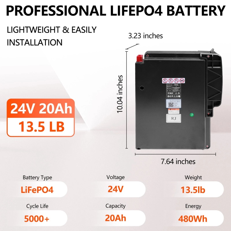 Batería de litio 24V 20Ah LiFe - Electric Pallet Jack reseña y precio