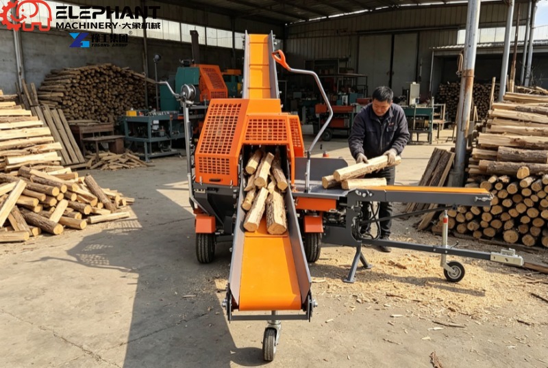 Procesador de leña 45T con div - Heavy Equipment Processor reseña y precio