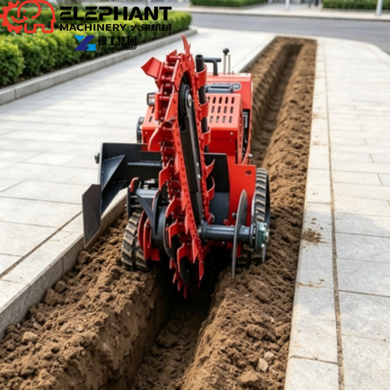 Zanjadora sobre orugas, mini z - Heavy Equipment Trencher reseña y precio