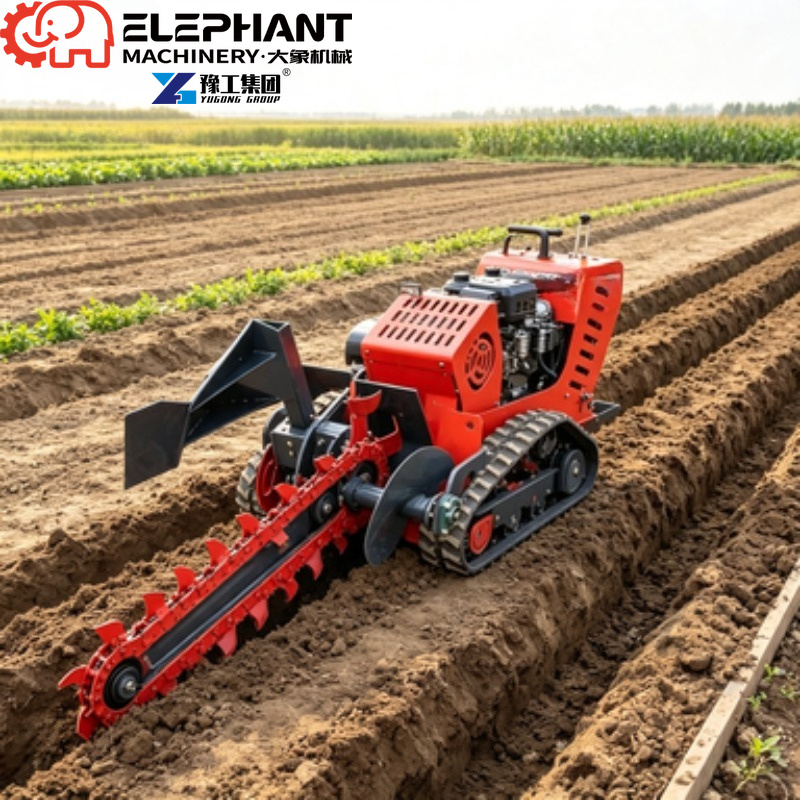 Zanjadora sobre orugas, mini z - Heavy Equipment Trencher reseña y precio