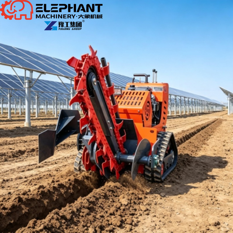 Zanjadora sobre orugas, mini z - Heavy Equipment Trencher reseña y precio