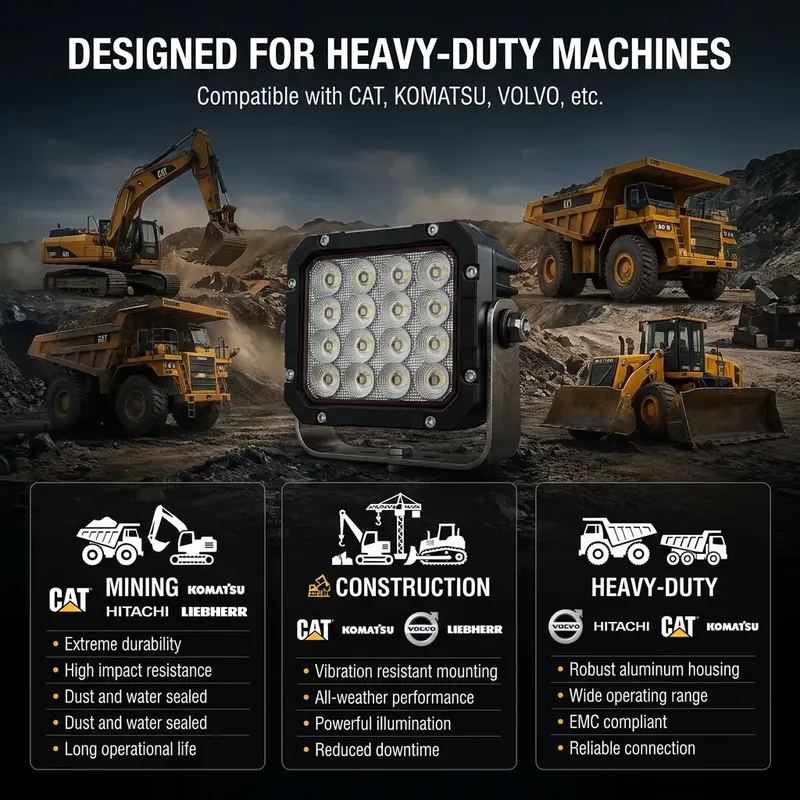 Luz de Trabajo de Alta Luminos - Heavy Equipment Mining reseña y precio