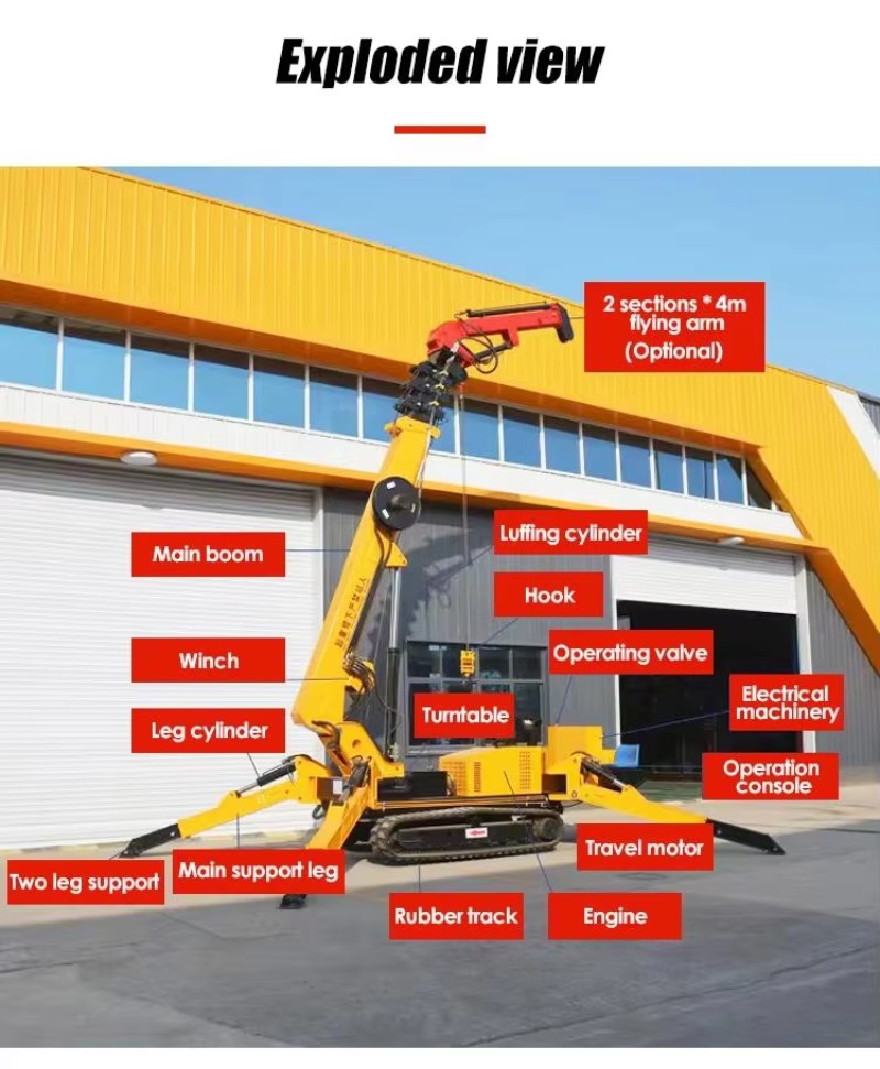 Grúa Araña Hidráulica de 8T, M - Heavy Equipment Lift reseña y precio